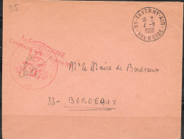 Cachet Manuel 95-Taverny-Air 4 -8 I969 En Franchise - Poste Aérienne Militaire