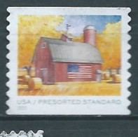 VEREINIGTE STAATEN ETATS UNIS USA 2022 FLAGS ON BARNS: IN AUTUMN USED SN 5684 YT 5518 - Used Stamps