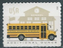 VEREINIGTE STAATEN ETATS UNIS USA 2023 SCHOOL BUS USED MI 6001 SN 5740 YT 5608 - Unused Stamps