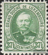 Luxembourg 62D Unmounted Mint / Never Hinged 1891 Adolf - 1891 Adolfo Di Fronte
