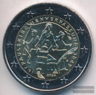 FRD (FR.Germany) 2024 F Stgl./unzirkuliert Reissue: 6 Million. 2024 2 Euro Paulskirche Constitution - Germania