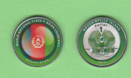 Bougainville Papua New Guinea Dollar 2017 Token Coin Fantasy Gettone Da 1 Dollaro Colorato   C 3 - Papua-Neuguinea