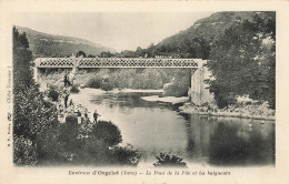 Orgelet * Environs * Le Pont De La Pile Et Les Baigneurs - Orgelet