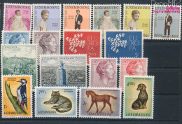 Luxemburg Postfrisch Tierschutz 1961 Tierschutz, Europa, Caritas U.a.  (10368717 - Ongebruikt