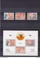 BELGIQUE 1964 Journée Mondiale Des Lépreux Yvert 1278-1280 + BF 35, Michel 1338-1340 + Bl 35 NEUF** MNH Cote 4,60 Euros - Ungebraucht