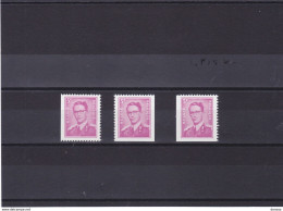 BELGIQUE 1969  BEAUDOIN Yvert 1485 + 1485a + 1485A NEUF** MNH Cote 6,20 Euros - Ungebraucht