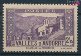 Andorra - Französische Post 72 Postfrisch 1937 Landschaften (10368764 - Neufs