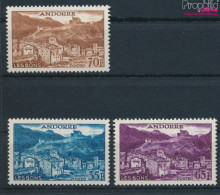 Andorra - Französische Post Postfrisch Landschaften 1957 Landschaften  (10368758 - Ungebraucht