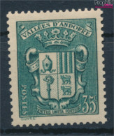 Andorra - Französische Post 58 Postfrisch 1937 Landschaften (10368411 - Unused Stamps