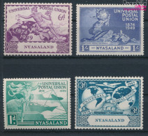Nyassaland Postfrisch 75 Jahre UPU 1949 75 Jahre UPU  (10368510 - Nyassaland (1907-1953)