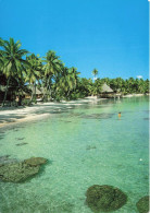 POLYNESIE FRANCAISE - Plage - Eaux Turquoises - Moorea - Carte Postale - French Polynesia