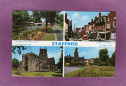 STAFFORD Multiview The Bridge Victoria Park Greengate Street St Mary's Church   Victoria Park - Sonstige & Ohne Zuordnung