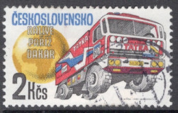 Czechoslovakia 1989 Single Stamp To Celebrate Paris-Dakar Rally In Fine Used - Gebruikt