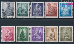 Spanien 1028-1037 (kompl.Ausg.) Postfrisch 1954 Marianisches Jahr (10368425 - Ongebruikt