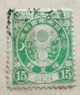 Timbres Du Japon - 1876 -1877 Koban- 15 Sen - Oblitération à Double Anneau - Used Stamps