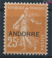 Andorra - Französische Post 9 Postfrisch 1931 Aufdruckausgabe (10368781 - Nuovi