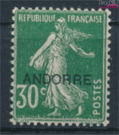 Andorra - Französische Post 10 Postfrisch 1931 Aufdruckausgabe (10368782 - Nuovi