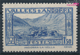Andorra - Französische Post 41 Postfrisch 1932 Landschaften (10368771 - Neufs