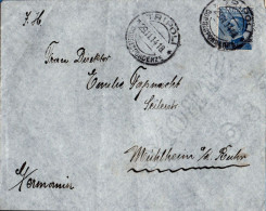 Libya 1914 Italia Occupation Of Tripolitania - Letter From Tripoli To Germany - 25 C Italian Franking - Tripolitania