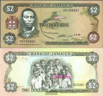 Jamaica Pick-number: 69e Uncirculated 1993 2 Dollars - Jamaique