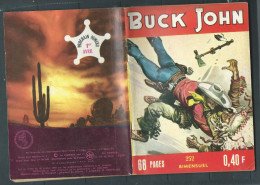 Bd " Buck John   " Bimensuel N° 252 " Une Idée Lumineuse Mais ..."      , DL  N° 40  1954 - BE-   BUC 0103 - Petit Format