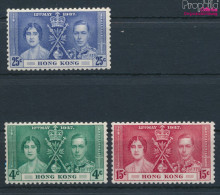Hongkong 136-138 (kompl.Ausg.) Postfrisch 1937 Krönung (10368515 - Nuevos