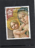 2021 San Marino - Natale - Madonna Col Bambino - Oblitérés