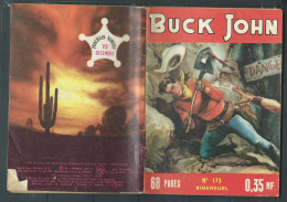 Bd " Buck John   " Bimensuel N° 173 "  La Piste Wyoming "      , DL  N° 40  1954 - BE-   BUC 0203 - Small Size