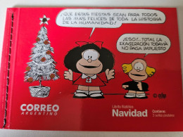 ARGENTINA 2017 - MAFALDA  Booklet With 2 Souvenir Sheets Xmas  Comics Complete And Closed MNH - Postzegelboekjes