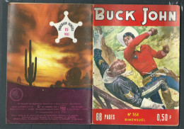 Bd " Buck John   " Bimensuel N° 351 "  Les Vautours"      , DL  N° 40  1954 - BE-   BUC 0403 - Petit Format