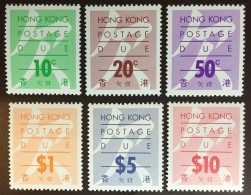 Hong Kong 1987 Postage Due Set MNH - Postage Due