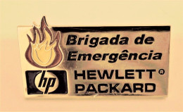 Vintage Hewlett Packard HP Computer Pin Lapel Pin Badge - Computers