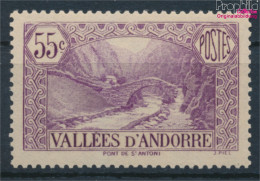 Andorra - Französische Post 62 Postfrisch 1937 Landschaften (10368767 - Neufs