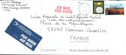 USA ETATS UNIS AFFRANCHISSEMENT COMPOSE SUR LETTRE DE PORTLAND POUR LA FRANCE 2005 - Covers & Documents