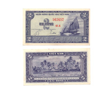 South Vietnam 2 Dong ND 1955 P-12 AUNC - Vietnam