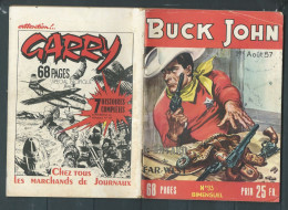 Bd " Buck John   " Bimensuel N° 93"   Dans La Guerre Des éleveurs    , DL  N° 40  1954 - BE-   BUC 0803 - Petit Format