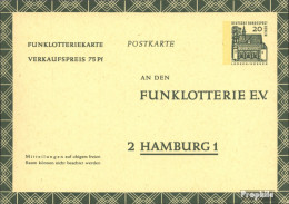 Berlin (West) FP8 Funklotterie-Postkarte Gefälligkeitsgestempelt Gebraucht 1966 Dt. Bauwerke I - Postales - Usados