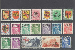 REUNION CFA - Série N° 281 à 306 Sauf 298 A , 300 304 - Soit 26 Timbres Neufs Sans Traces De Charnières - Unused Stamps