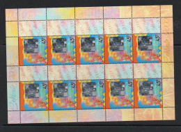 AUSTRALIA  - 2000 - MILLENIUM HOLOGRAM SHEETLET OF 10  MINT NEVER HINGED - Mint Stamps