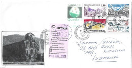 Letter To LUXEMBOURG,  During COVID19 Confinement, Return To Sender In Andorra - Brieven En Documenten