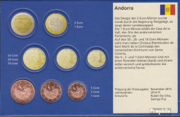 Andorra AND1- 3 2018 Stgl./unzirkuliert 2018 Kursmünzen 1, 2 Und 5 Cent - Andorra