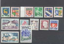 REUNION CFA - Série N° 342 à 352 A Sauf 345, 347, 351  - Soit 13 Timbres Neufs Sans Traces De Charnières - Unused Stamps