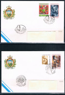 SAN MARINO 1987 -Serie Completa Biennale D'Arte" , Annulli Speciali Eventi Filatelici.. - Used Stamps