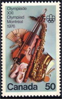 (C06-86d) Canada Olympic Arts Violon Violin Saxophone MNH ** Neuf SC - Summer 1976: Montreal