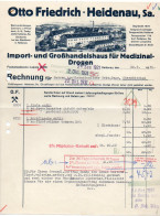 C713/ Rechnung Otto Friedrich Heidenau In Sa. Medizinal-Drogen  1931 - Other & Unclassified