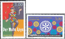 Andorra - Französische Post 518,522 (kompl.Ausg.) Postfrisch 1998 Grußmarke, Rotary - Postzegelboekjes