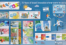 Israel 2080C-2644 Zd-Bogen (kompl.Ausg.) Postfrisch 2018 Innovation - Neufs (sans Tabs)