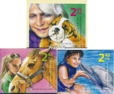 Israel 2074-2076 (kompl.Ausg.) Postfrisch 2009 Tiergeschützte Therapie - Unused Stamps (without Tabs)