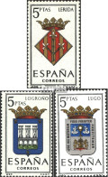 Spanien 1470,1479,1481 (kompl.Ausg.) Postfrisch 1964 Wappen - Neufs