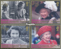 Britische Gebiete Antarktis 325-328 (kompl.Ausg.) Postfrisch 2002 Königin Elisabeth II. - Unused Stamps